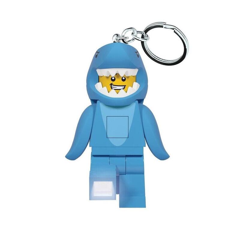 Lego Keyring Linterna Shark Suit Guy