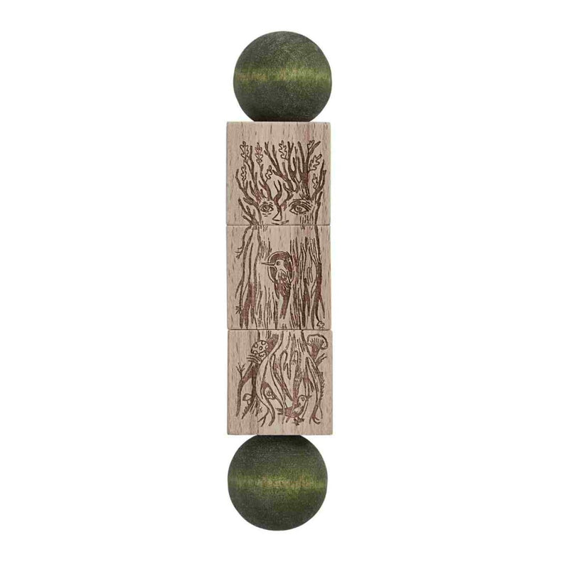 Magic Forest Wooden Spinning Puzzle - Colorful