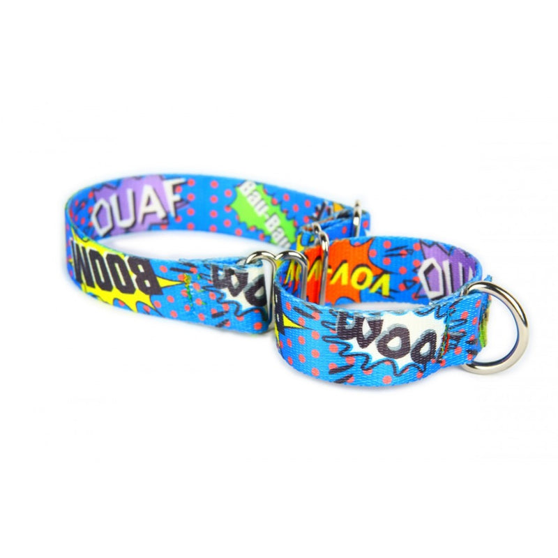 Martingale Collar - Blue Graffiti