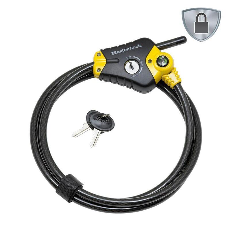 Master Lock Adjustable Phyton Cable Lock 10MM 8420EURD
