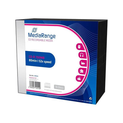Mediarange Cd-r 700MB 10PCS Slimcase 52X — image 1
