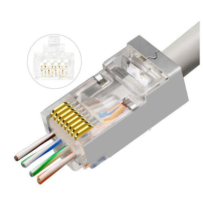Microconnect KON512-50EZ Connector RJ45 Silver — image 1