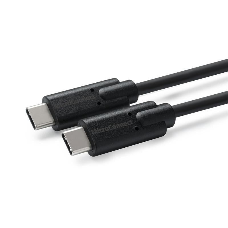 Microconnect USB3.2CC1 USB Cable USB 3.2 Gen 2 (3.1 Gen 2) 1M USB C Black