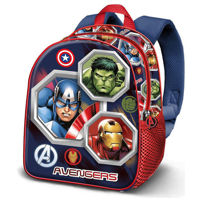 Backpack 3D Assemble Vengadores Avengers Marvel 31CM — image 1
