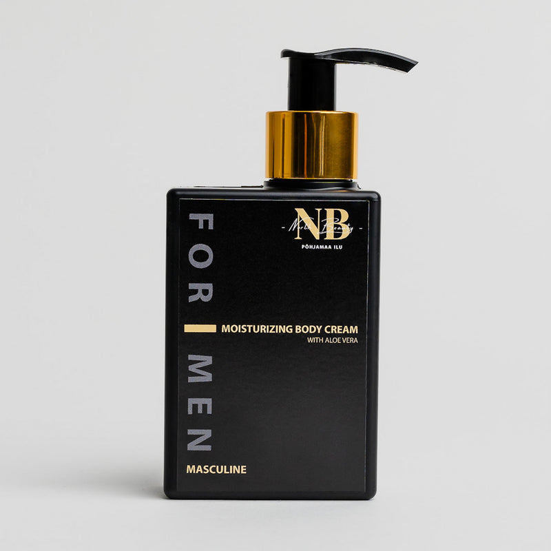 Moisturising Body Cream for Men with Aloe Vera, 150 ml