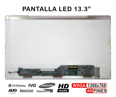 Screen LED 13.3 Laptop LP133WH1-TLB1 B133XW04 V.0 LTN133AT17 N133BGE-EAA N133BGE-EAB REV.C1 N133BGE-EB1 — image 1