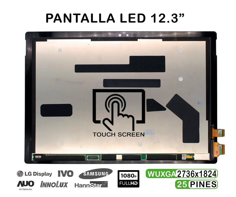 Screen LED Touchscreen 12.3 Laptop Microsoft Surface Pro 4 1724