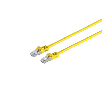 PATCHK.CAT.7/6A S/FTP 3M Yellow RJ45 Halogenfrei (lszh) — image 1