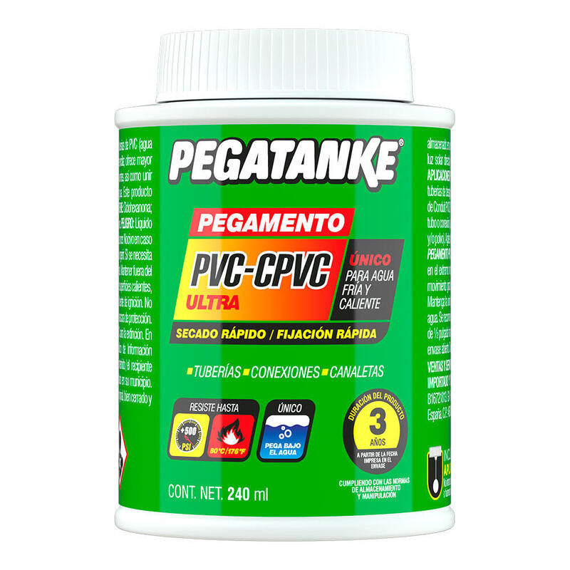 Glue Tuberías Pvc - Cpvc, 240ML