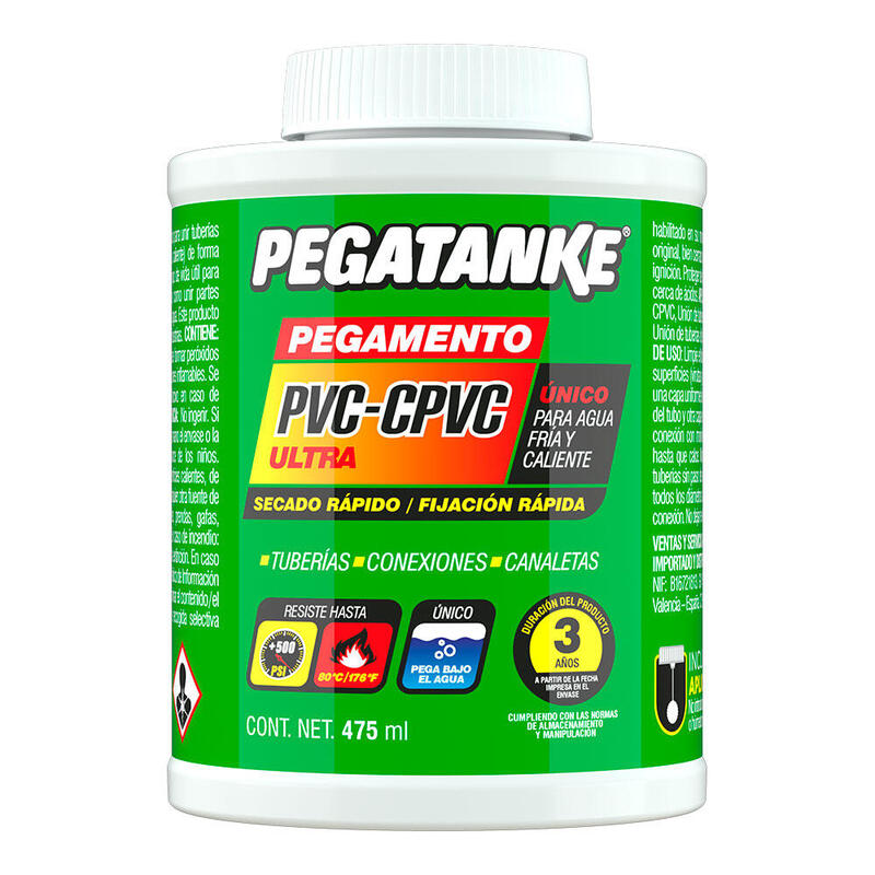 Glue Tuberías Pvc - Cpvc, 475ML