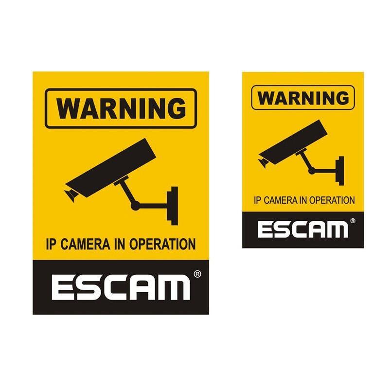 Escam Sticker Warning