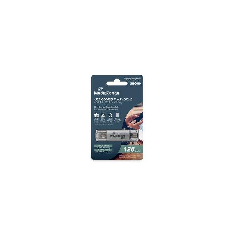 Mediarange USB Flash Drive Combo 128GB USB 3.2 High P.