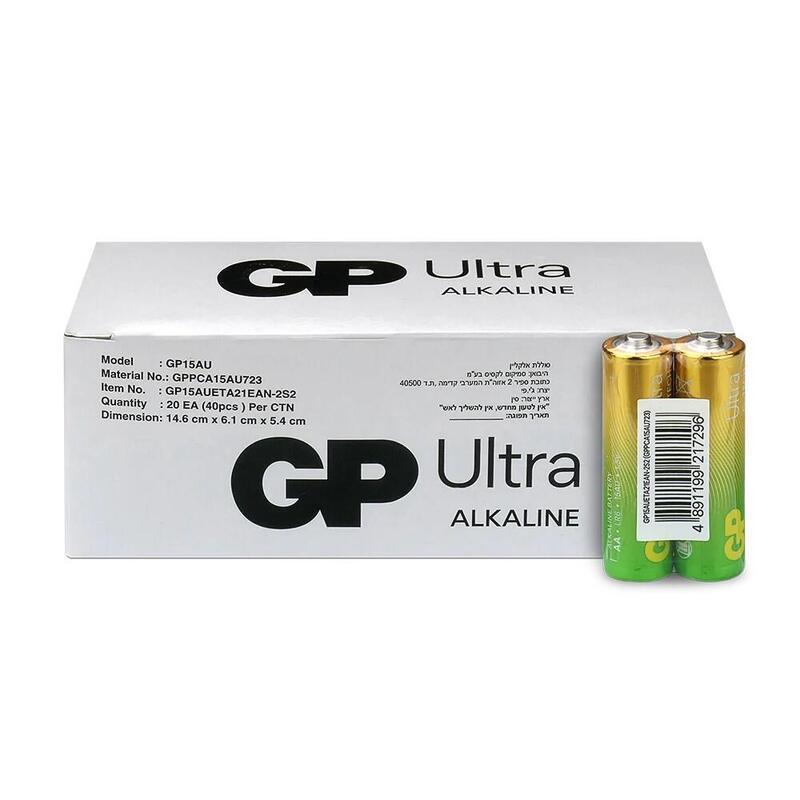 Batteries Alcalinas LR6/Aa Gp Ultra 40UD. (g-tech)