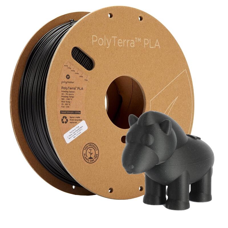 Pla 1,75MM Charcoal Black 1KG