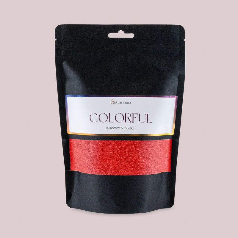 Powdered Candle Refill Kit – Unscented Red, 330g