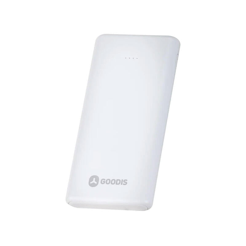 Powerbank Goodis (10.000MAH - Micro USB + USB-C - White