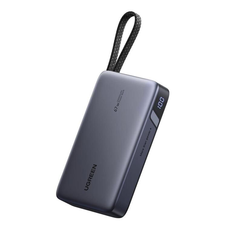 UGREEN Powerbank 20000MAH 67W Two-way Fast Charging Grey Universal
