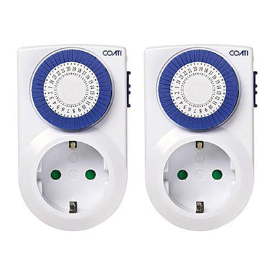 Programador Analógico Diario 16A, White 2 Units — image 1