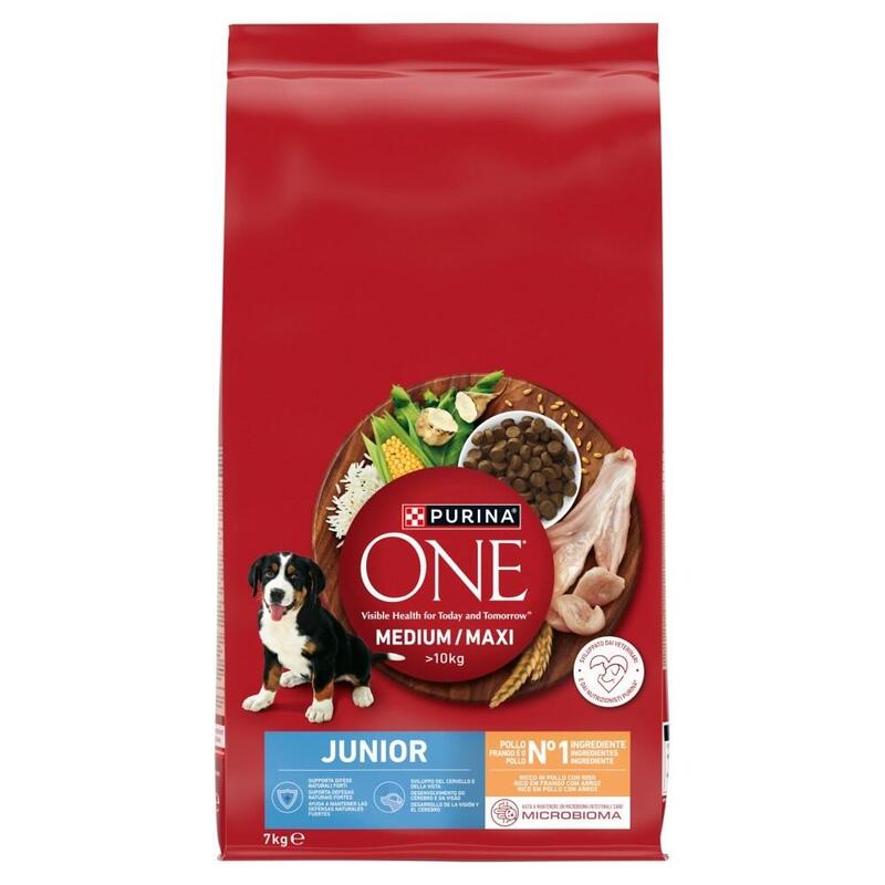 Purina One Med/Max. Junior Chicken & Rice 7KG