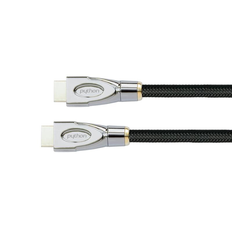 Python Hdmi« 2.0 Cable 4K2K Mesh Nailon Black 0,5M