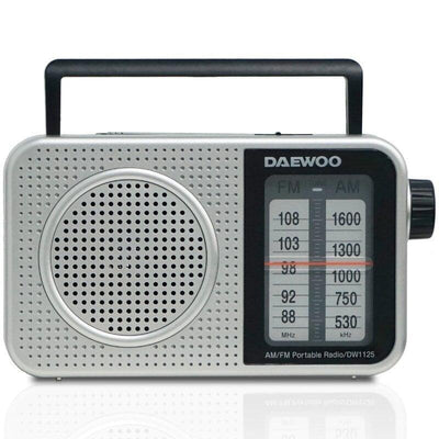 Daewoo Radio Laptop DW1125 a Batteries Grey Metalizado — image 1