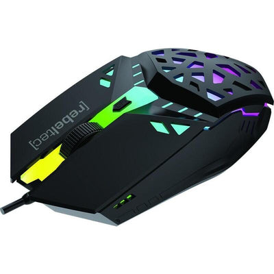Rebeltec Mouse With Cable Shark Design Ergonómico, Sensor Óptico — image 1