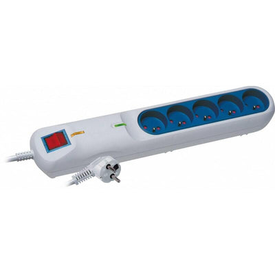 Power Strip With Protection Contra Sobretensiones LF-2005, 3L, 5M Grey — image 1