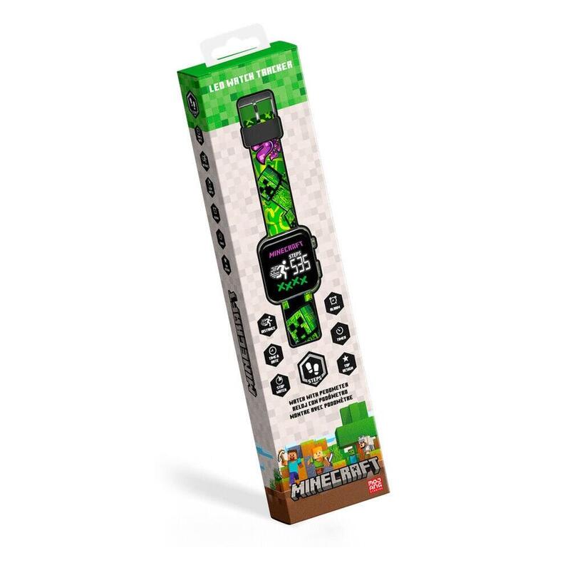 Watch LED Multifuncion Minecraft