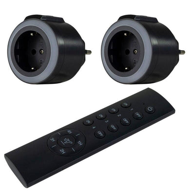 Rev Radio Switch Set 2 + 1 Comfort Anthracite — image 1