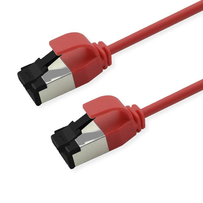 Roline S FTP Network Cable KAT.8.1, Slim, PoE, Red 2M — image 1