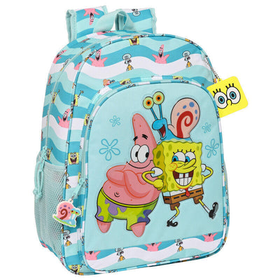 Safta Backpack 33CM Adapt.carro Bob Esponja Stay Positive — image 1