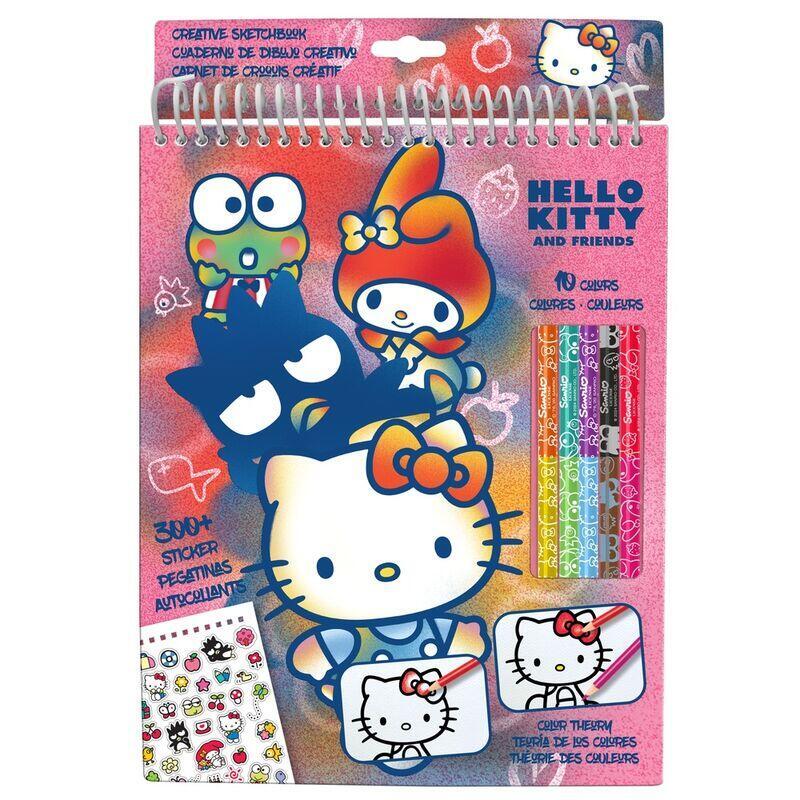 Set Colorear Pencils Hello Kitty