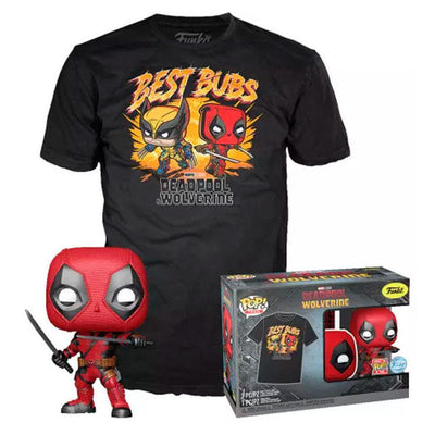 Set Figure Pop & Tee Marvel Deadpool & Wolverine Size L — image 1