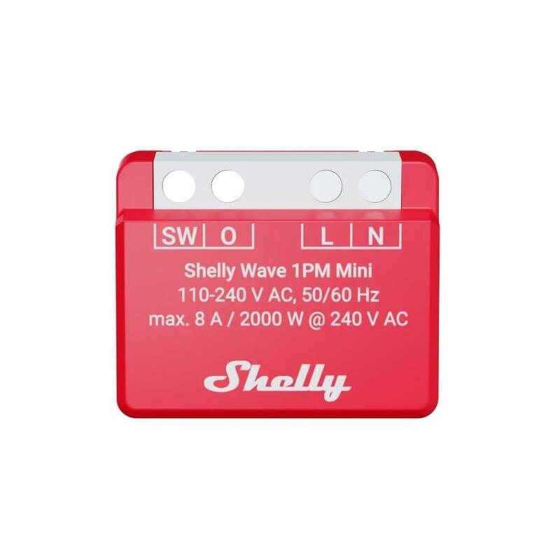 Shelly Wave 1PM Mini Lr Relé Smart Z-wave