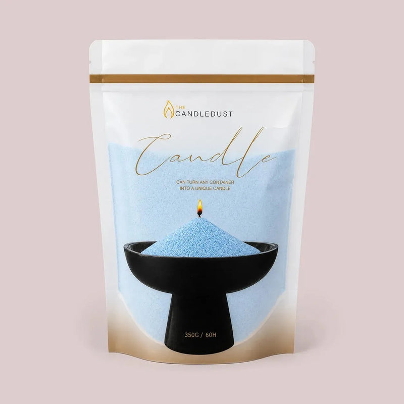 Sky Blue Unscented Candle Sand Refill, 350g