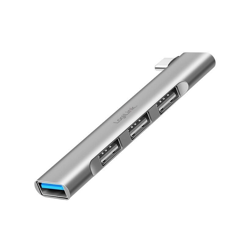 Logilink Hub USB 3.2 GEN1 4-PORT, Usb-c, 1x USB 3.0 Af, 3x USB 2.0 Af