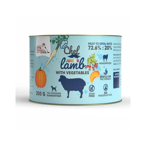 Syta Micha Chef Junior Lamb With Vegetables Mono - Comida Húmeda Perros - 200G — image 1