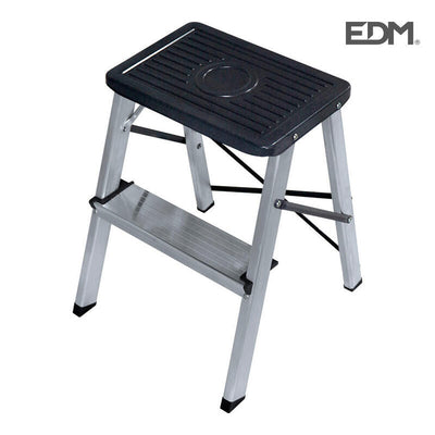 EDM Taburete Aluminium 2 Peldaños Segun Une 14183 — image 1