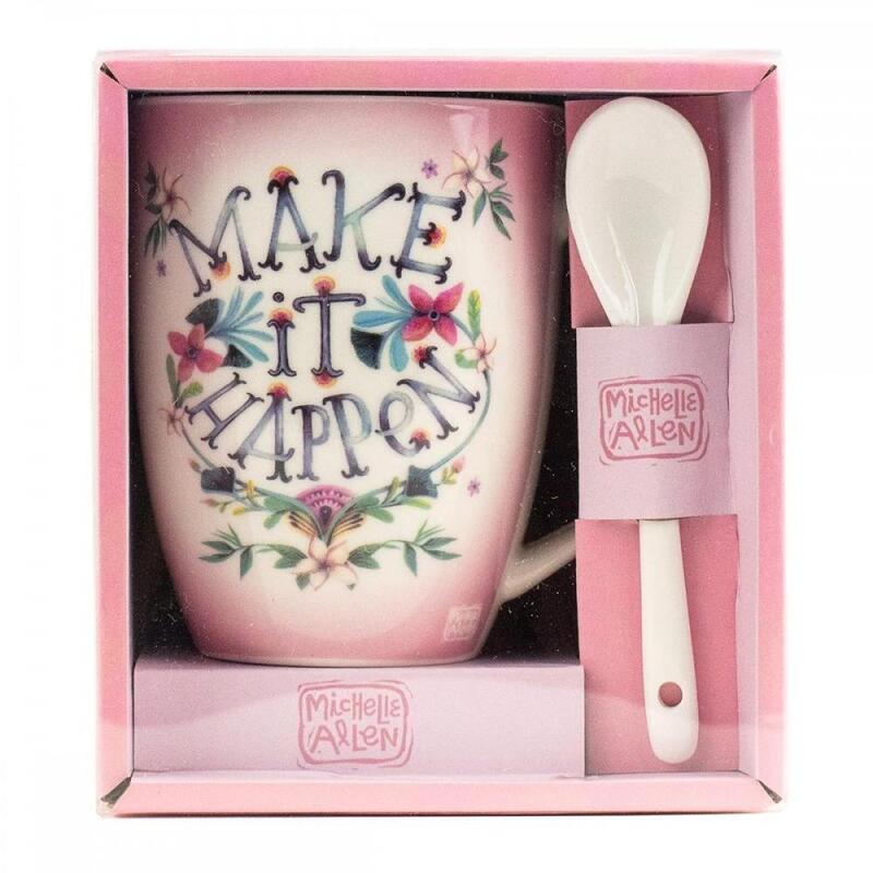 Enesco Mug With Cuchara Make It Happen