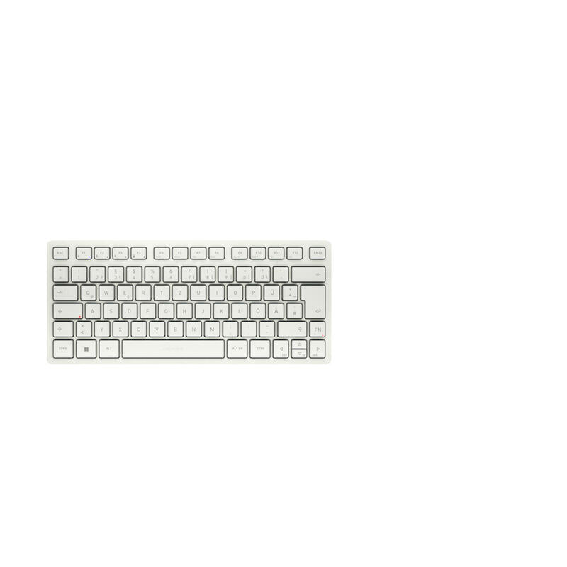 Cherry Keyboard German KW 7100 Mini Bt Wireless De-layout Milk White