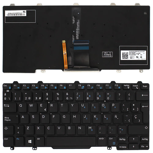 Keyboard Retroiluminado Laptop Dell Latitude E7250 Spanish — image 1