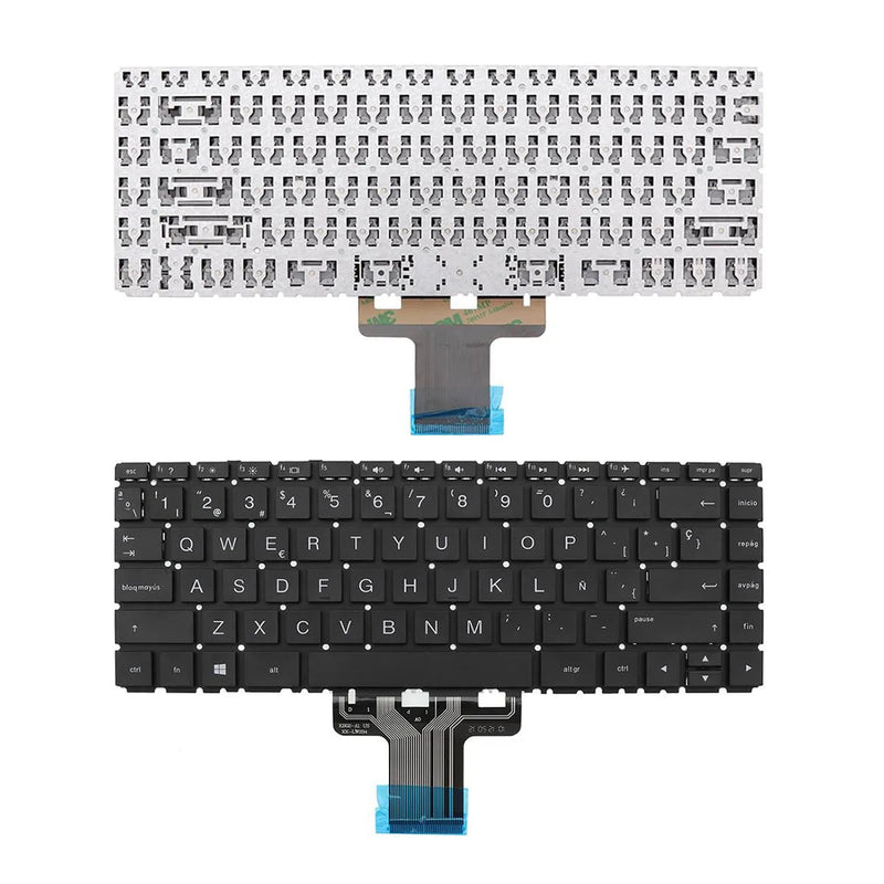 Keyboard Laptop HP 14-CD0000 14-CE0000 14-CF0000 14-CK0000 14-CM0000 Black