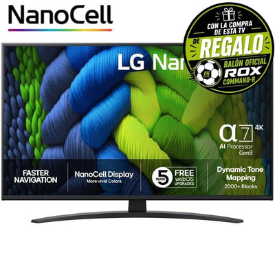 LG TV Nanocell Ai NANO82 43NANO82A6B 43' Ultra HD 4K Smart TV Wi-Fi — image 1