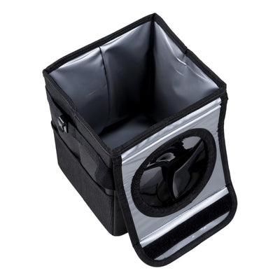 Waterproof Car Trash Box – 25 × 16 × 15 cm, Black