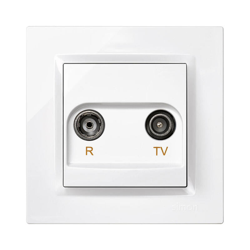 Socket Televisión Intermedia White