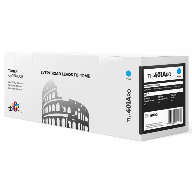 Toner HP Enter 551 TH-401ARO Cy Rem.