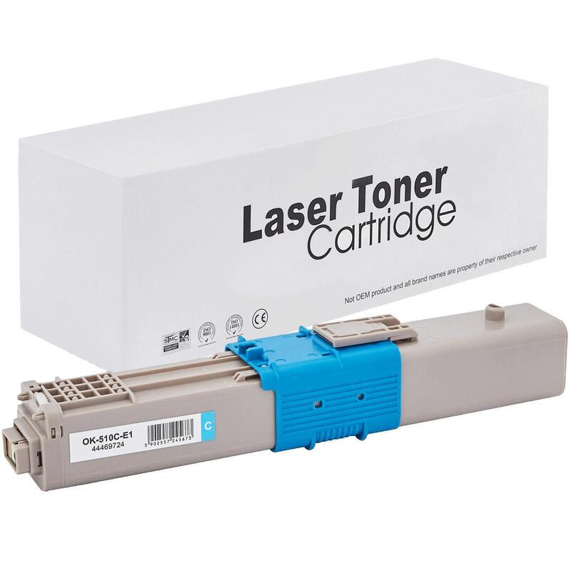 Toner Oki 44469724 Cyan 5000 Páginas Neutral Box
