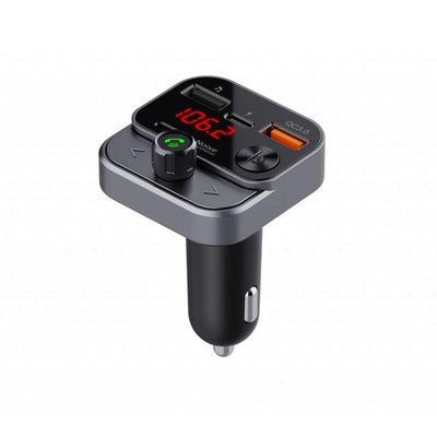 Transmisor Fm MP3 Car Artificial With Función Bt USB LCD FM-84B QC3.0 — image 1