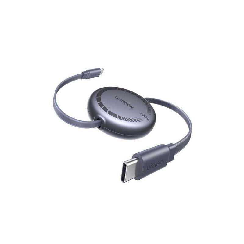 UGREEN USB-C To USB-C Pd Fast Charging Retractable Cable 100W Max. 1M