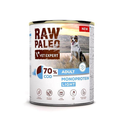 Vetexpert Raw Paleo Dorsz/Cod Light Adult Can 800G — image 1